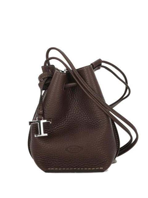 Tod's leather bucket bag - Brown - zdjęcie produktu nr 1
