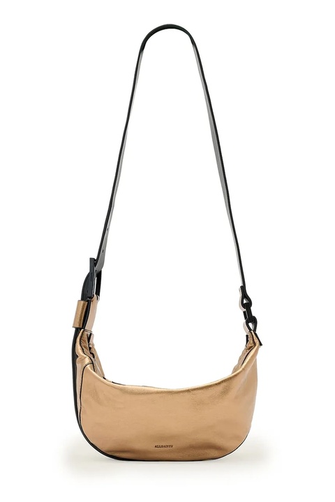 AllSaints torebka skórzana LUNA kolor złoty W194XD - zdjęcie produktu nr 1