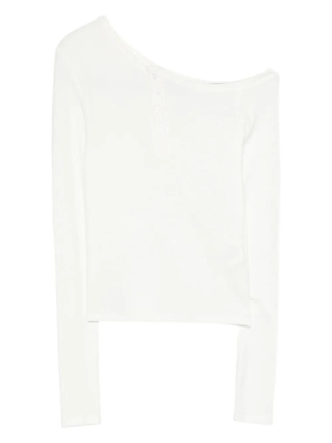 Eleh button-front long-sleeve top - White - zdjęcie produktu nr 1