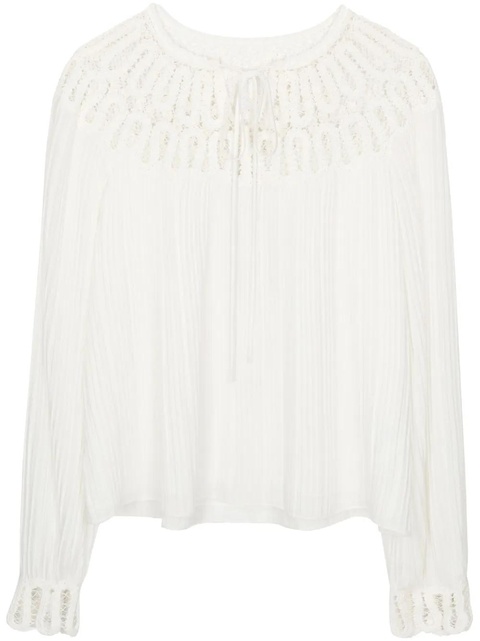 Simkhai long-sleeve blouse - White - zdjęcie produktu nr 1