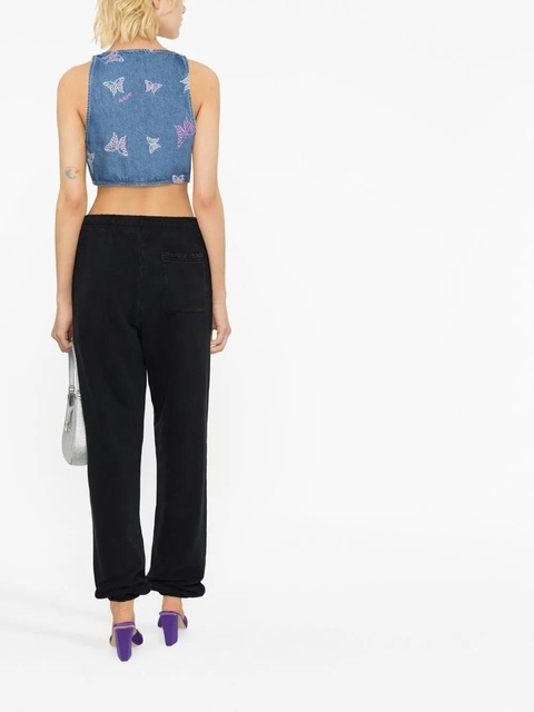 Versace logo-print track pants - Black - zdjęcie produktu nr 2