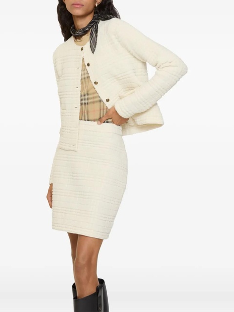 Burberry bottuned long-sleevve jacket - Neutrals - zdjęcie produktu nr 1