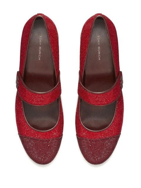 Tory Burch Mary Jane ballerina shoes - Red - zdjęcie produktu nr 2