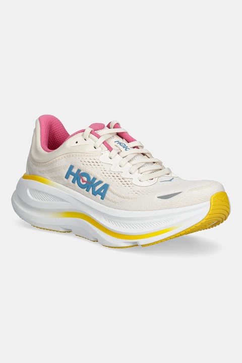 Hoka buty do biegania Bondi 9 damskie kolor beżowy 1162012 - zdjęcie produktu nr 1