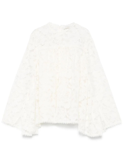 ZIMMERMANN Illuminate lace blouse - Neutrals - zdjęcie produktu nr 1