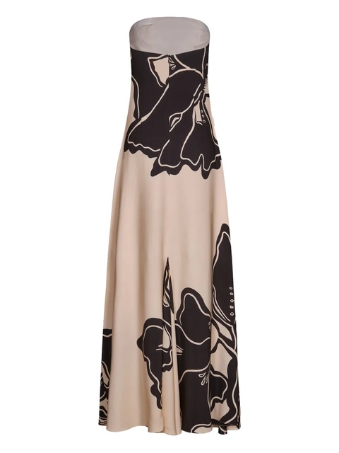 Johanna Ortiz Simbologia Floral dress - Neutrals - zdjęcie produktu nr 2
