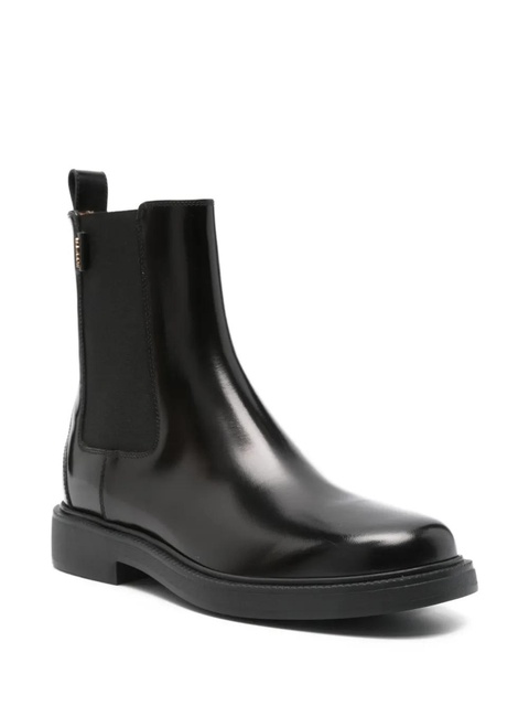 Tod's elastic-panel leather chelsea boots - Black - zdjęcie produktu nr 2