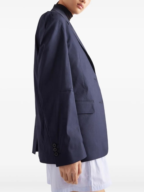 Prada poplin blazer - F0008 BLUE - zdjęcie produktu nr 2