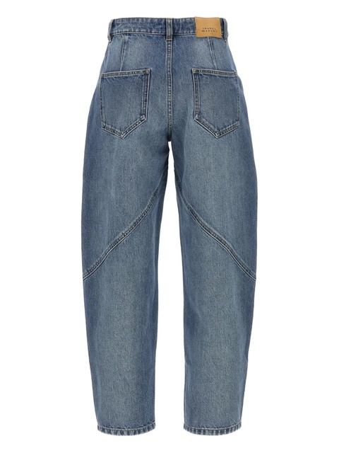ISABEL MARANT Catarina panelled jeans - Blue - zdjęcie produktu nr 2