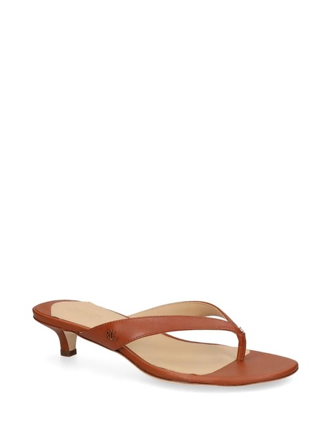 Lauren Ralph Lauren 35mm thong-style sandals - Brown - zdjęcie produktu nr 2