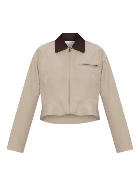 JW Anderson cropped zip-front jacket - Neutrals - zdjęcie produktu nr 1
