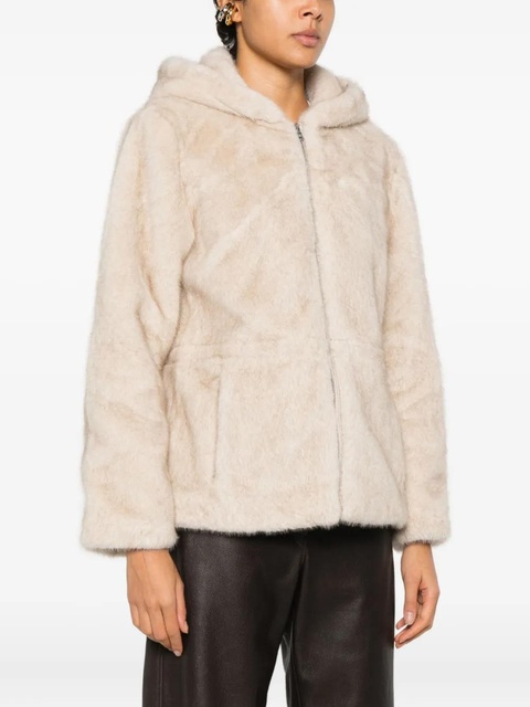Lauren Ralph Lauren hooded zip jacket - Neutrals - zdjęcie produktu nr 2