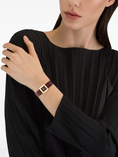 Ferragamo square-face 20mm - Red - zdjęcie produktu nr 1