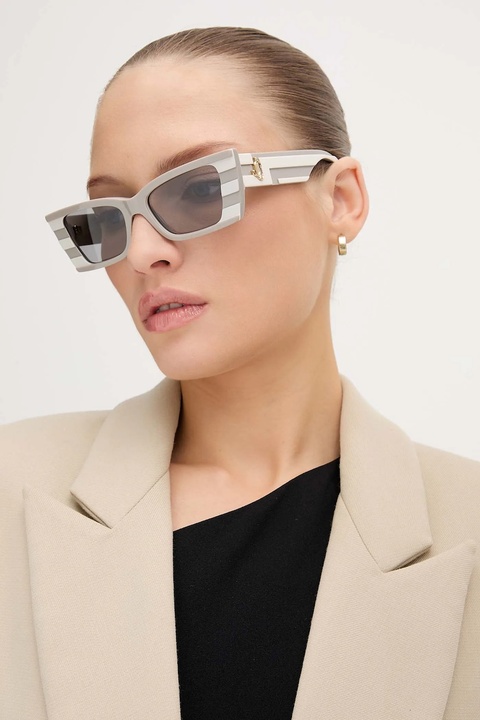 Jimmy Choo okulary przeciwsłoneczne damskie kolor szary 0JC5009 - zdjęcie produktu nr 1