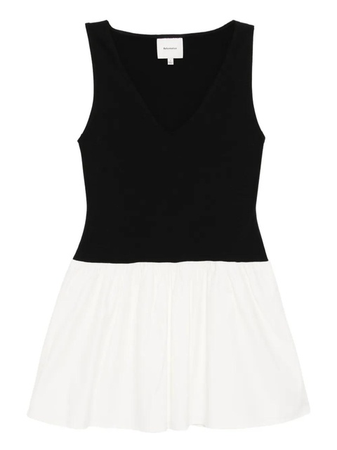 Reformation Alyssa dress - Black - zdjęcie produktu nr 2