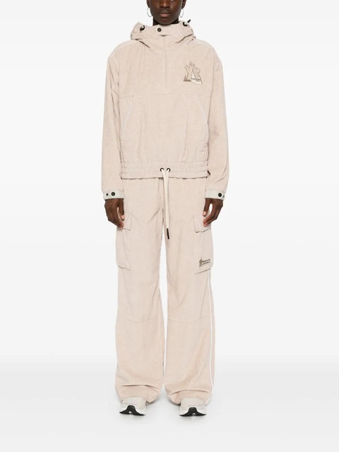 Moncler Grenoble logo-patch trousers - Pink - zdjęcie produktu nr 2