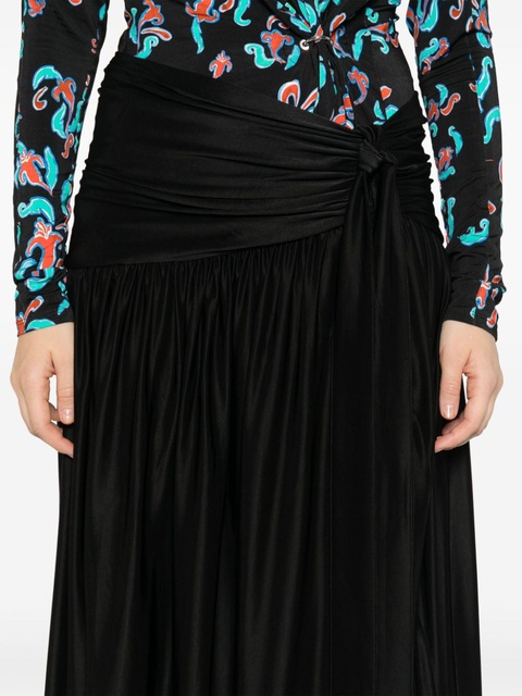 Rabanne bow-detail skirt - Black - zdjęcie produktu nr 2