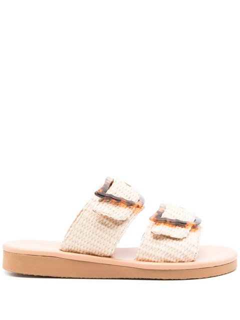 Ancient Greek Sandals Iaso straw sandals - Neutrals - zdjęcie produktu nr 1