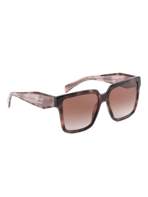 Prada Eyewear logo-print sunglasses - Brown - zdjęcie produktu nr 2