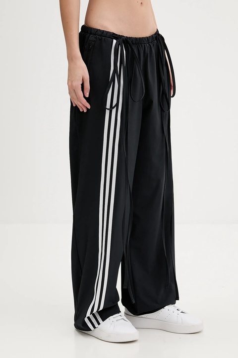 adidas Originals spodnie dresowe Ribbon damskie kolor czarny z aplikacją JV9727 - zdjęcie produktu nr 1