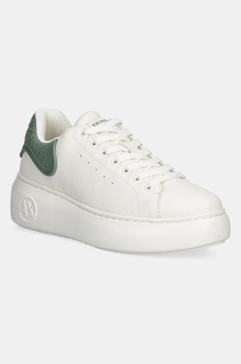 Armani Exchange sneakersy kolor biały XDX188 XV937 U604 - zdjęcie produktu nr 1