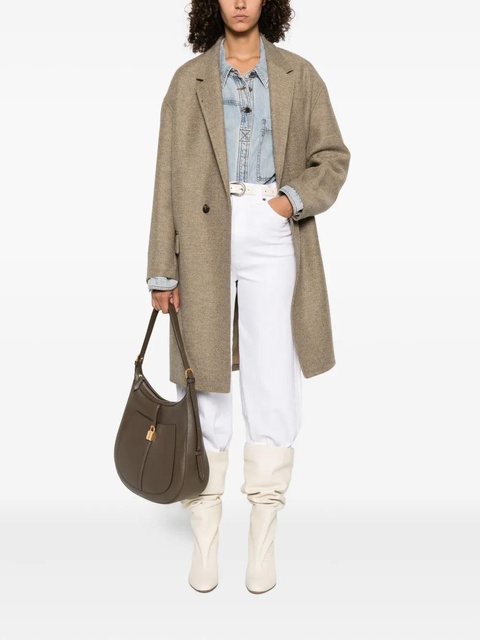 ISABEL MARANT double-breasted wool coat - Brown - zdjęcie produktu nr 2