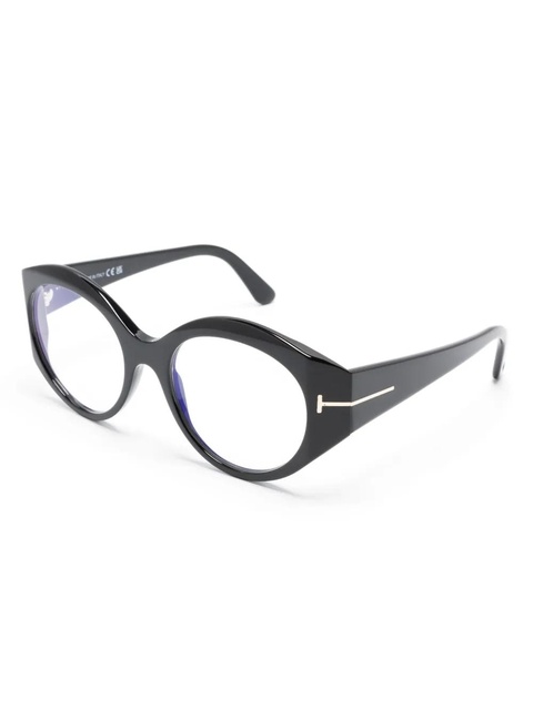 TOM FORD Eyewear round-frame glasses - Black - zdjęcie produktu nr 1
