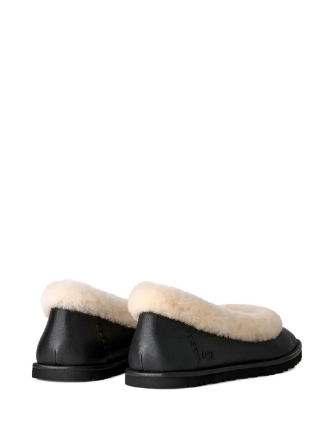 UGG fur trim ballerina shoes - Black - zdjęcie produktu nr 2