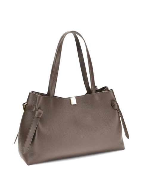 Yuzefi Gyoza knotted-detail calf-leather tote bag - Brown - zdjęcie produktu nr 2