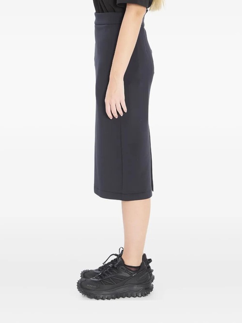 Moncler x Edward Enninful scuba midi skirt - Black - zdjęcie produktu nr 2