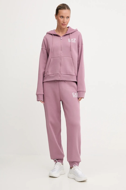 EA7 Emporio Armani dres damski kolor różowy AF10377-7W000425 - zdjęcie produktu nr 1