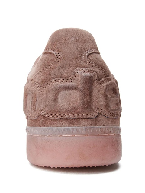 Alexander Wang Lex logo-embossed suede sneakers - Pink - zdjęcie produktu nr 2