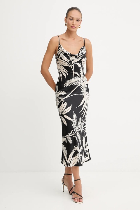 Guess sukienka NEW AKILINA kolor czarny maxi dopasowana W5GK85 WH9C2 - zdjęcie produktu nr 1
