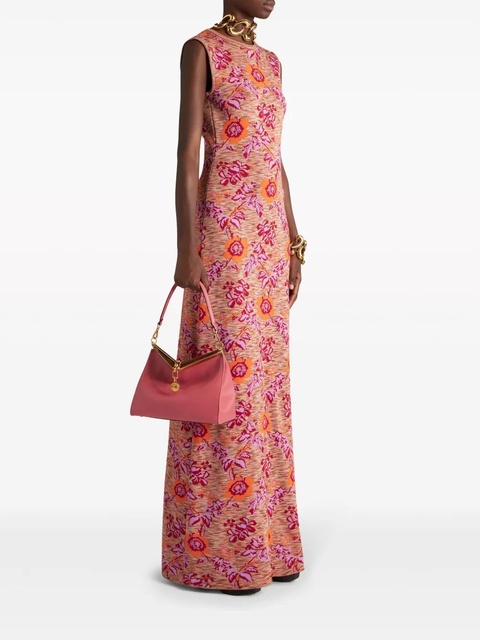 ETRO medium Vela leather shoulder bag - Pink - zdjęcie produktu nr 2
