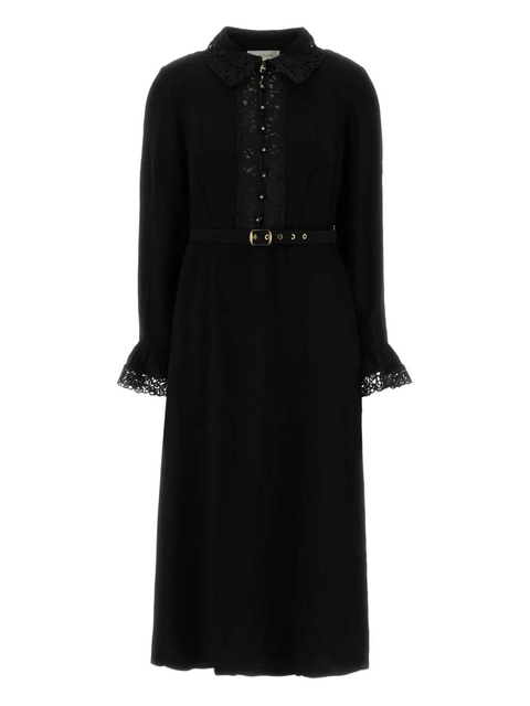 ZIMMERMANN lace-crepe midi dress - Black - zdjęcie produktu nr 1