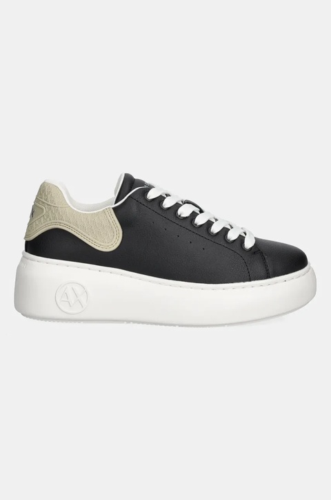 Armani Exchange sneakersy damskie kolor czarny XDX188 XV937 U614 - zdjęcie produktu nr 2