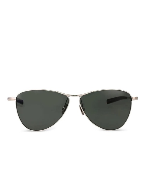 Saint Laurent Eyewear VESPER pilot-frame sunglasses - Silver - zdjęcie produktu nr 1