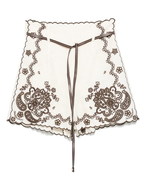 ZIMMERMANN Ascension shorts - Neutrals - zdjęcie produktu nr 1
