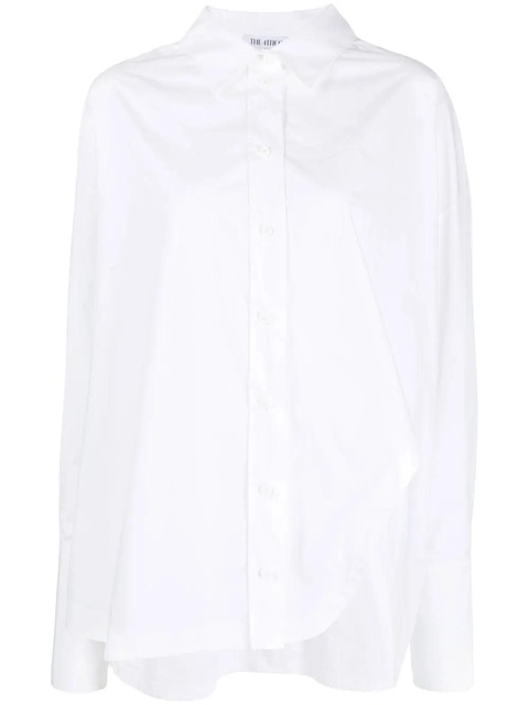 The Attico Diana asymmetric button-up shirt - White - zdjęcie produktu nr 1