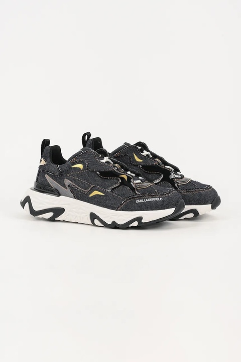 Karl Lagerfeld sneakersy skórzane BLAZE damskie kolor granatowy KL62425D - zdjęcie produktu nr 2