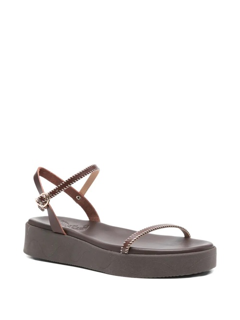 Ancient Greek Sandals Irida stitch-strap sandals - Brown - zdjęcie produktu nr 1