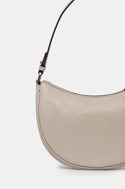 MICHAEL Michael Kors torebka skórzana kolor beżowy 32S5S8QU1L - zdjęcie produktu nr 2