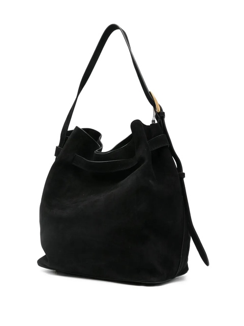 Elleme buckle-detail suede tote bag - Black - zdjęcie produktu nr 2