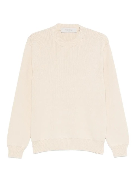 Golden Goose ribbed crew-neck sweater - Neutrals - zdjęcie produktu nr 1
