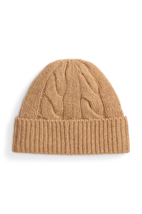 Polo Ralph Lauren czapka wełniana kolor beżowy 455981433 - zdjęcie produktu nr 1