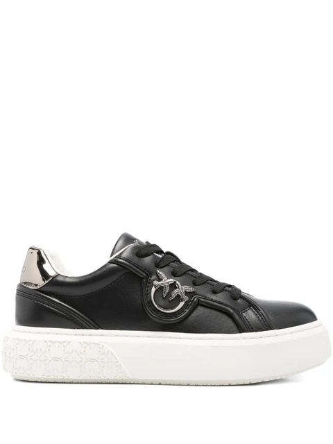 PINKO logo-detail platform sneakers - Black - zdjęcie produktu nr 1