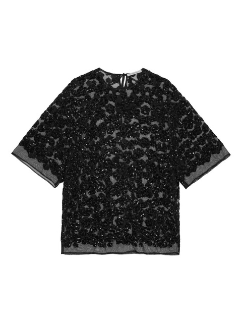 Cecilie Bahnsen Asra blouse - Black - zdjęcie produktu nr 2