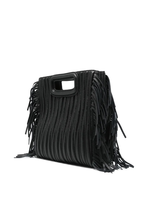 Maje M quilted leather bag - Black - zdjęcie produktu nr 2