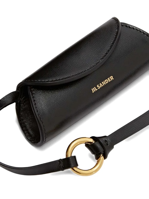 Jil Sander leather lipstick case - Black - zdjęcie produktu nr 2