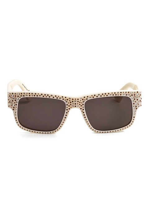 Marni Eyewear swarovski rectangle sunglasses - Neutrals - zdjęcie produktu nr 1